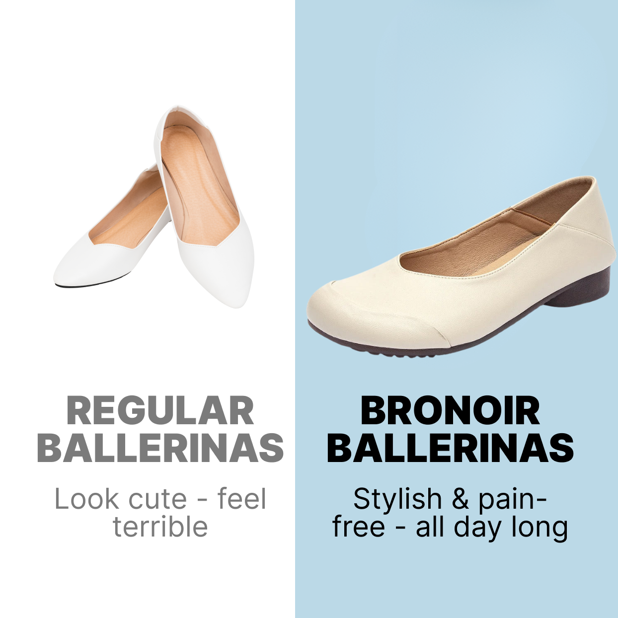 Isla Belle - Elegant & Supportive Ballerinas for Daily Comfort