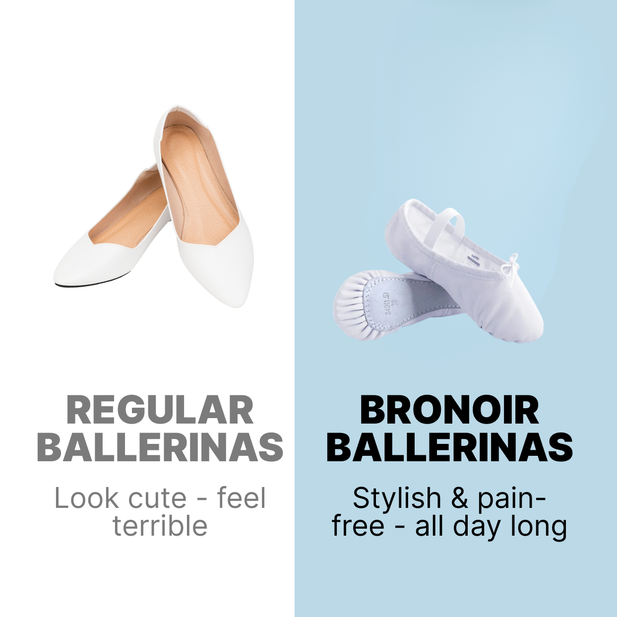 Ines Shine - Elegant & Supportive Ballerinas for Daily Comfort