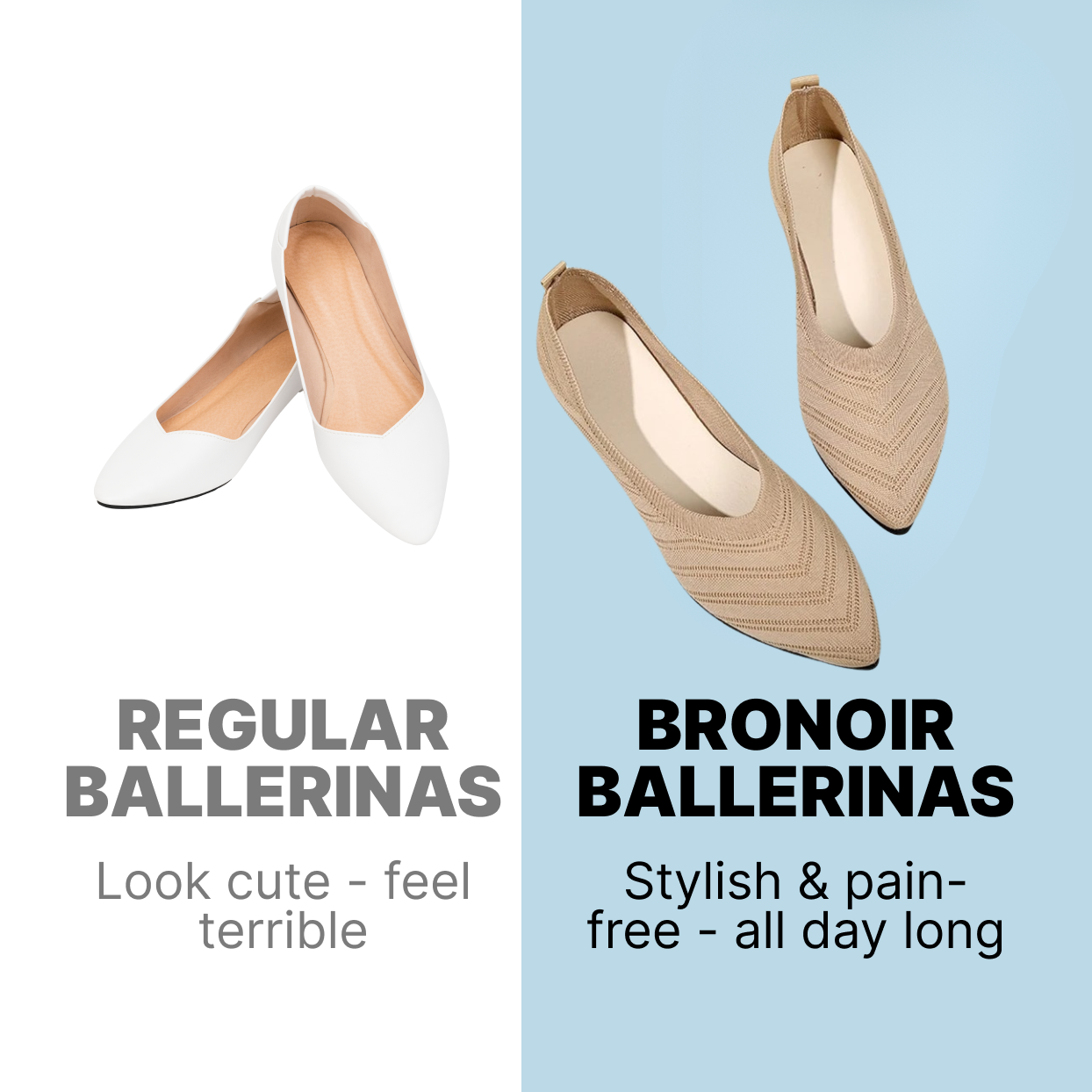 Zoe Bloom - Elegant & Supportive Ballerinas for Daily Comfort