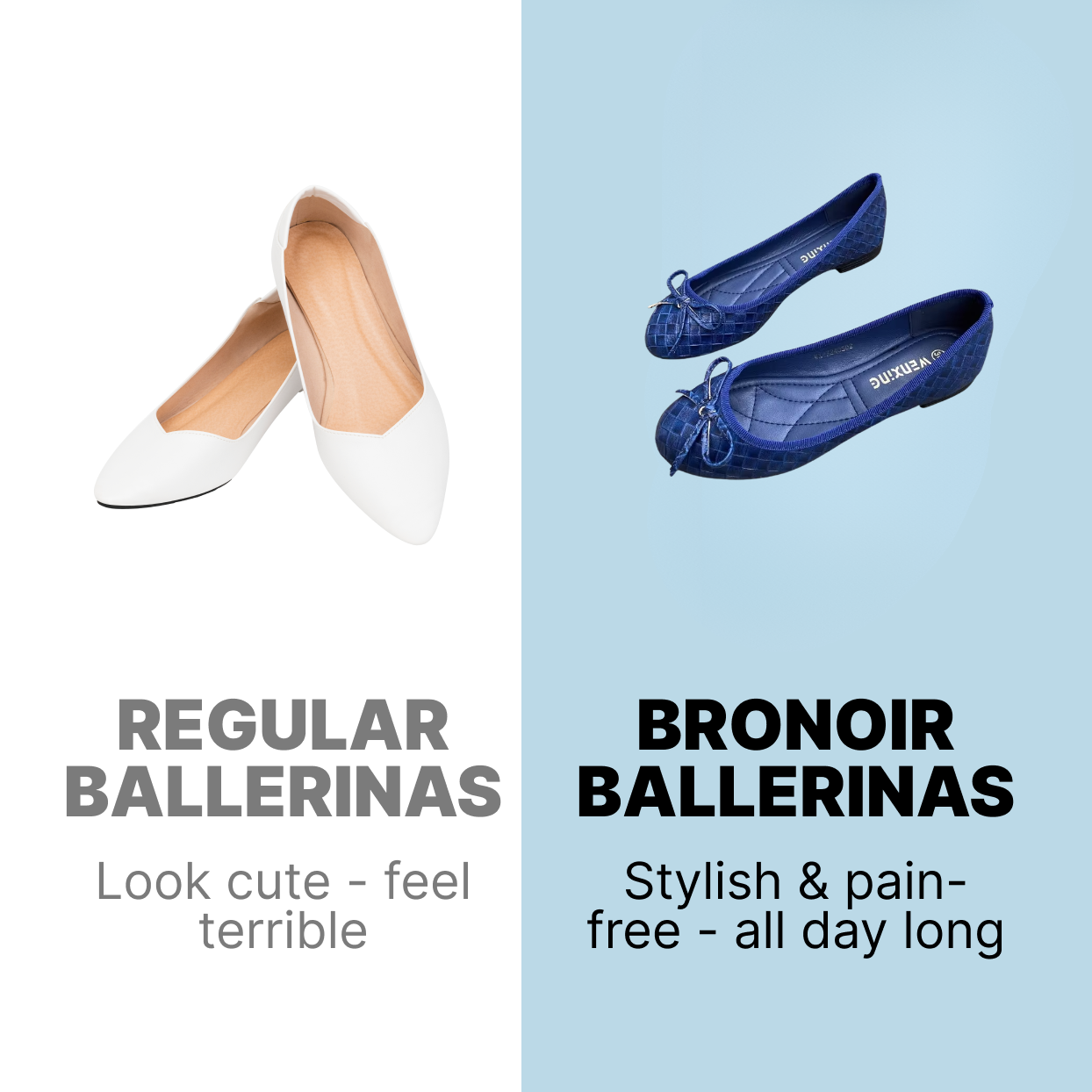 Elina Bloom - Elegant & Supportive Ballerinas for Daily Comfort