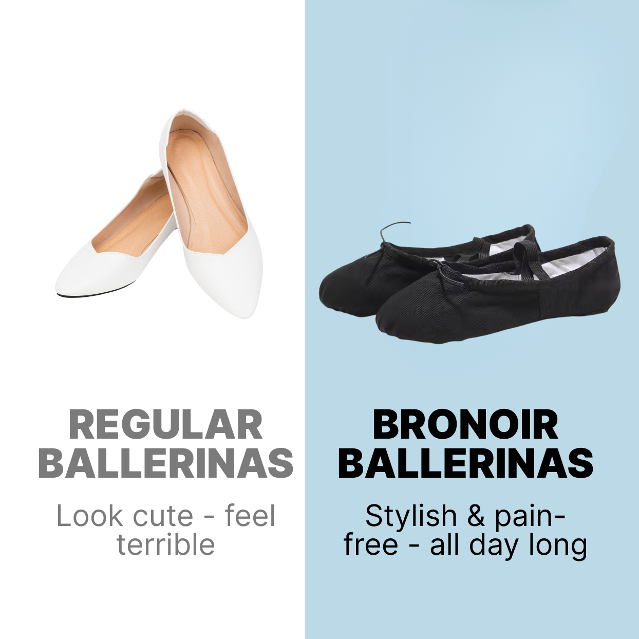 Bella Grace - Elegant & Supportive Ballerinas for Daily Comfort