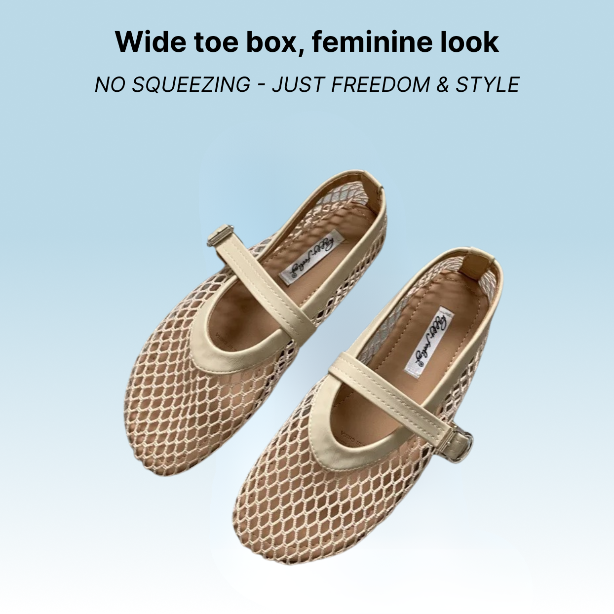 Ava Bliss - Elegant & Supportive Ballerinas for Daily Comfort