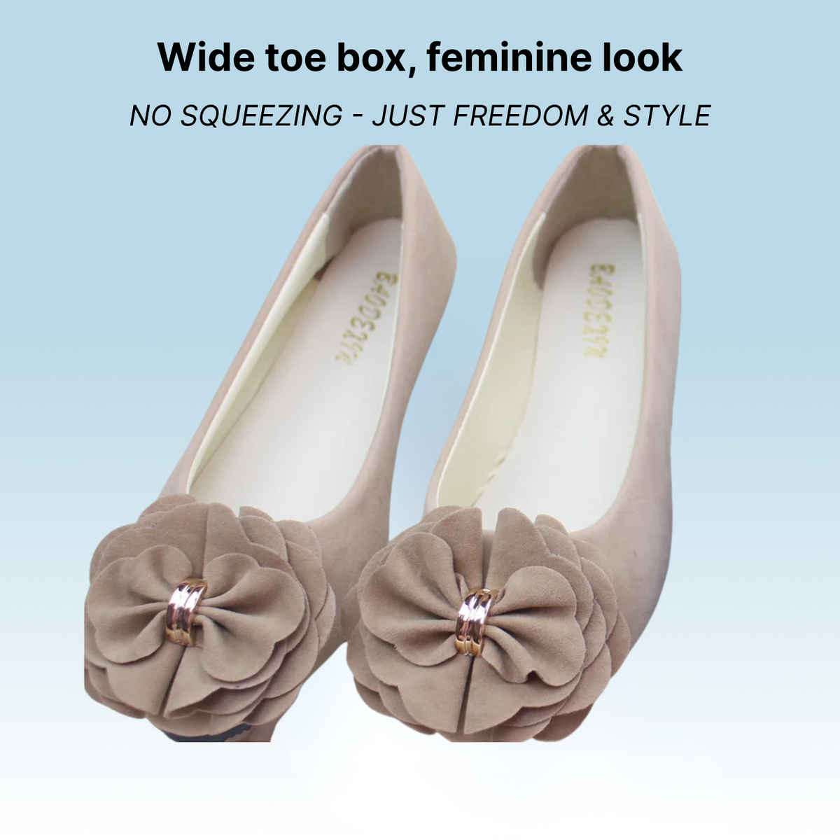 Nola Cozy - Elegant & Supportive Ballerinas for Daily Comfort