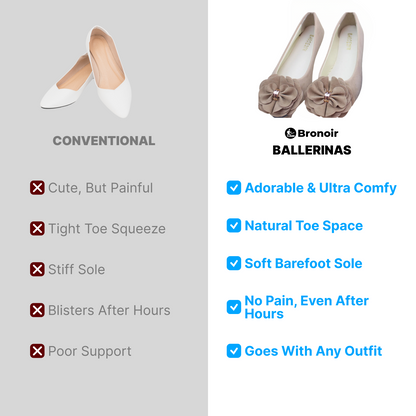 Nola Cozy - Elegant & Supportive Ballerinas for Daily Comfort