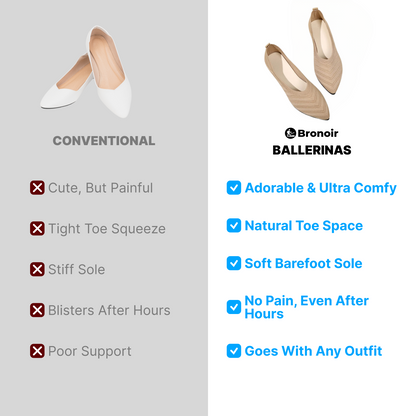 Zoe Bloom - Elegant & Supportive Ballerinas for Daily Comfort