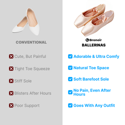 Thea Pearl - Elegant & Supportive Ballerinas for Daily Comfort