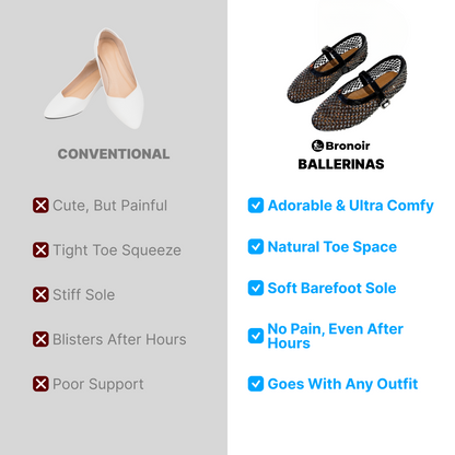 Melia Chic - Elegant & Supportive Ballerinas for Daily Comfort