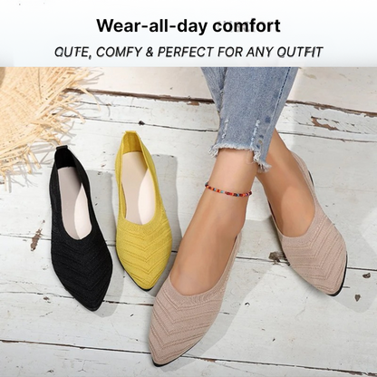 Zoe Bloom - Elegant & Supportive Ballerinas for Daily Comfort
