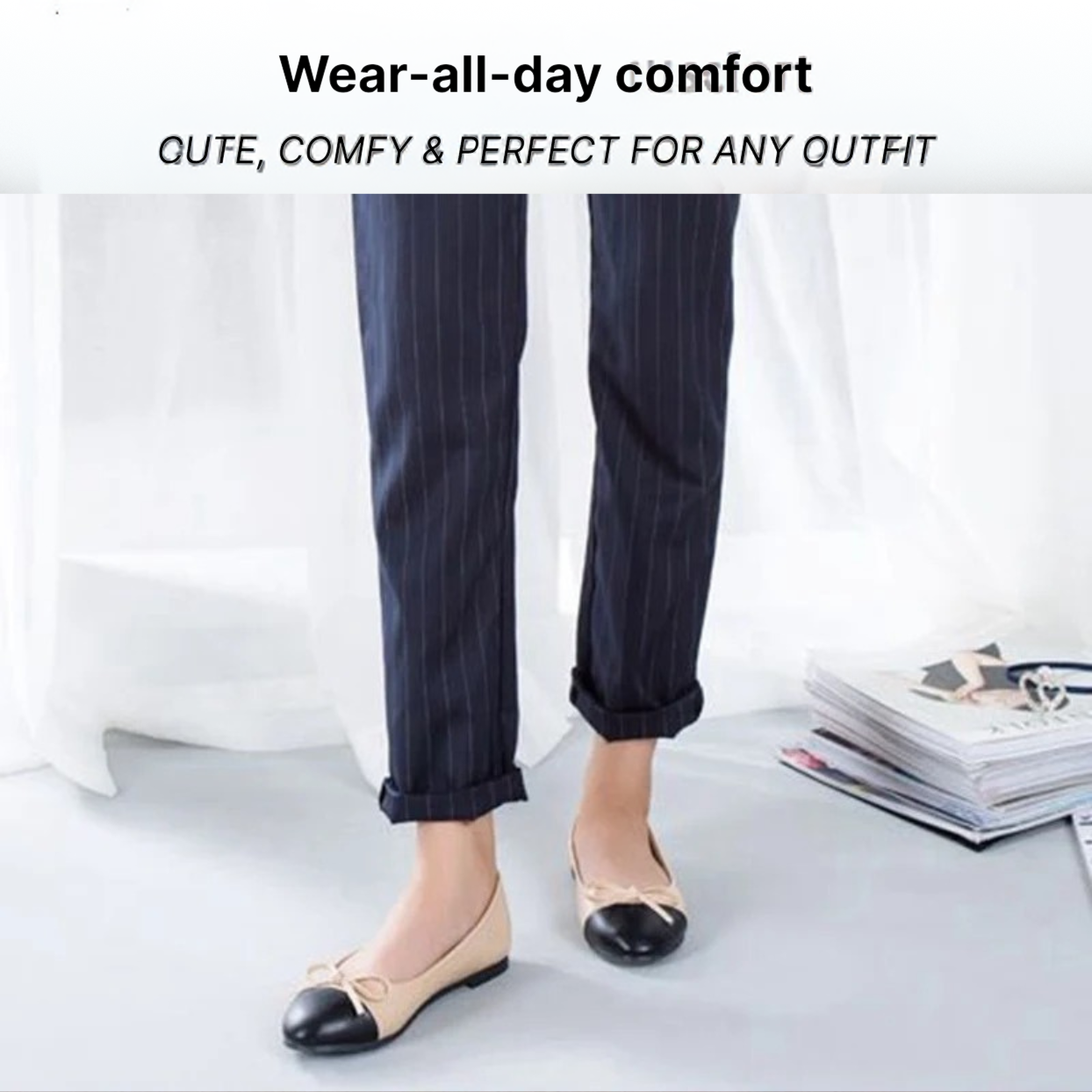 June Chic - Elegant & Supportive Ballerinas for Daily Comfort