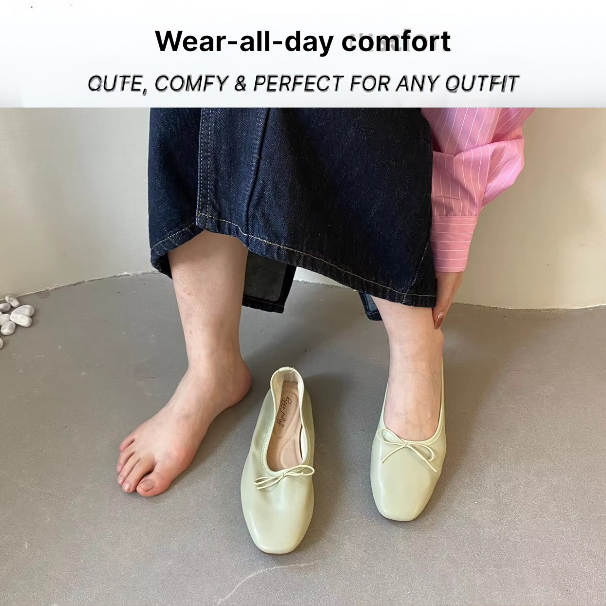 Nora Light - Elegant & Supportive Ballerinas for Daily Comfort