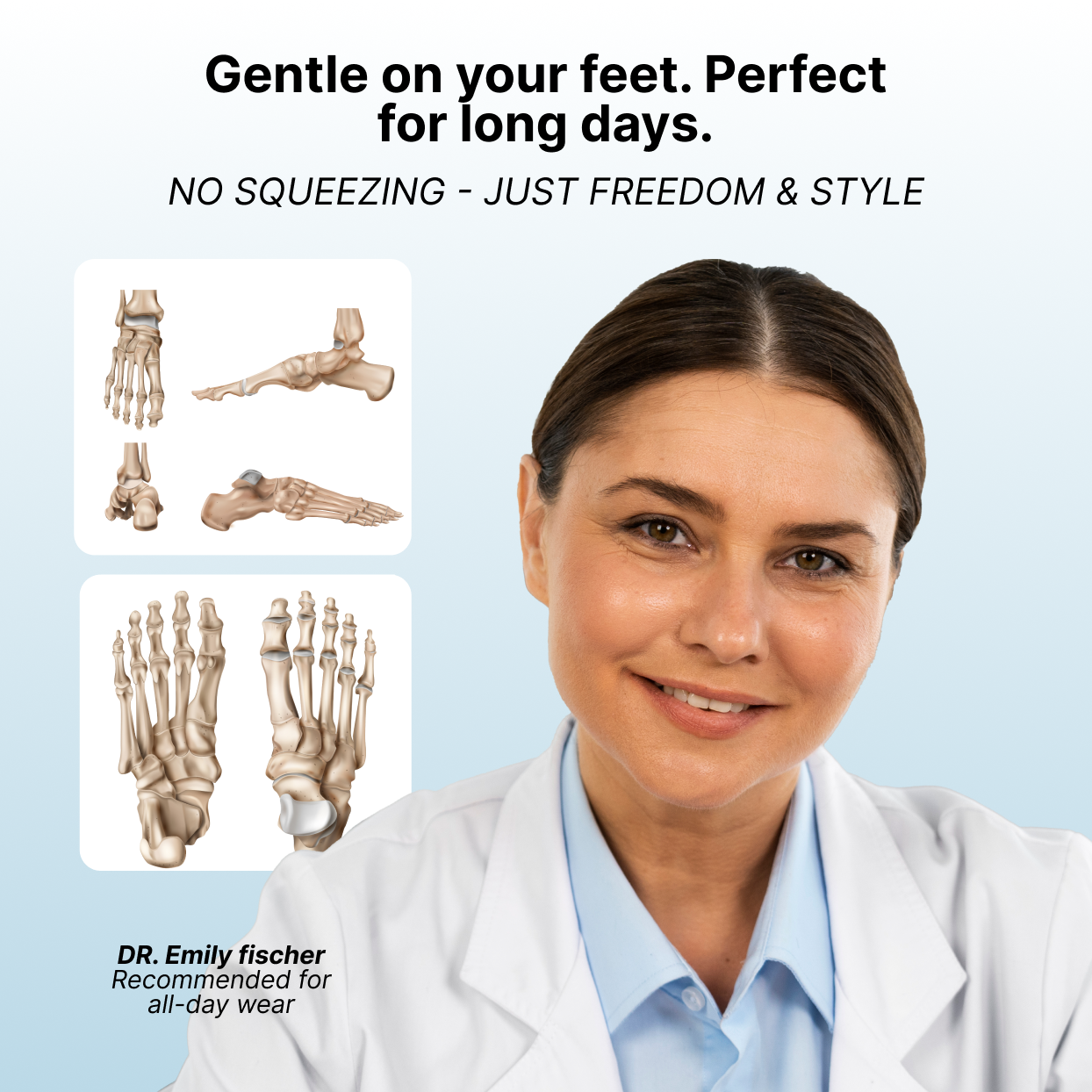 Bella Grace - Elegant & Supportive Ballerinas for Daily Comfort