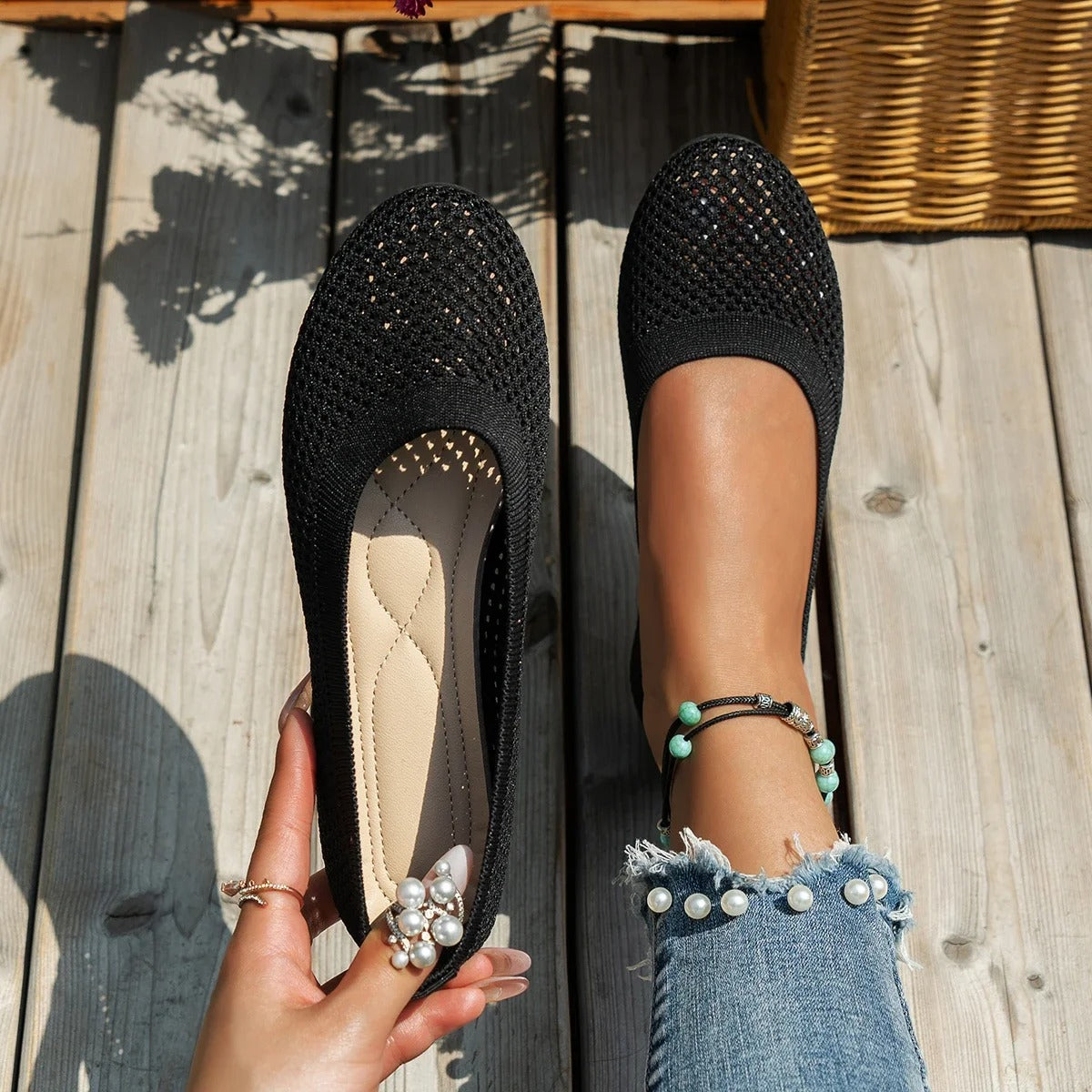 Ella Shine - Elegant & Supportive Ballerinas for Daily Comfort