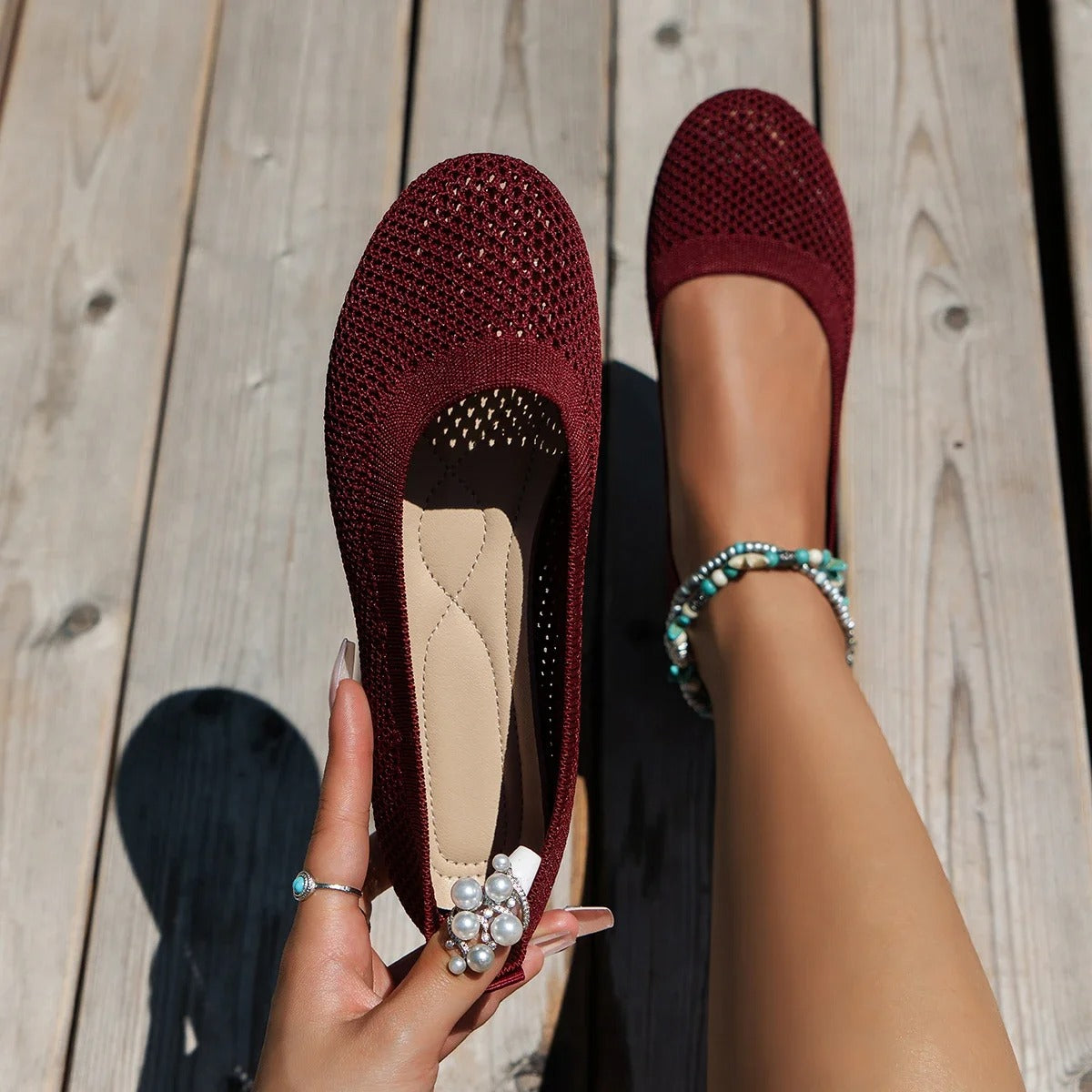 Ella Shine - Elegant & Supportive Ballerinas for Daily Comfort